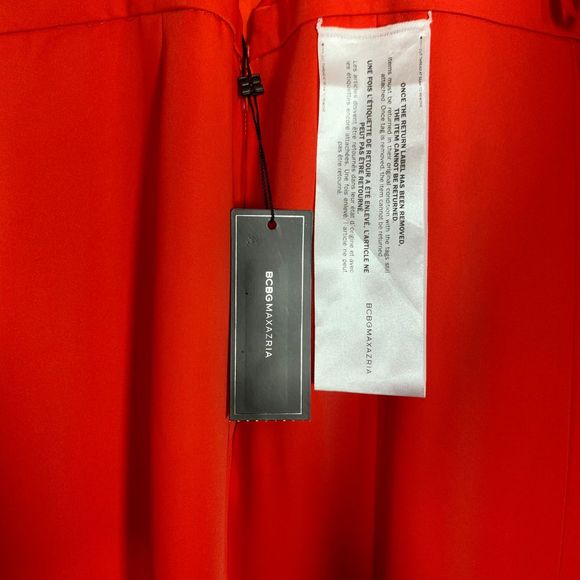 BCBGMAXAZRIA Riva Deep V Evening Dress - Picture 7 of 8